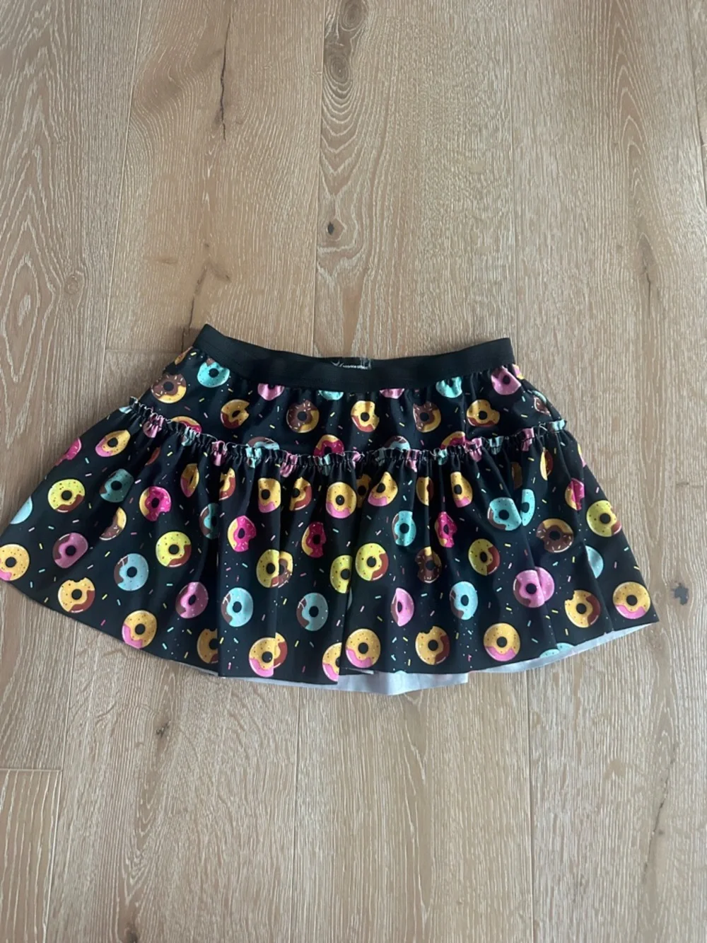 Sparkle Athletic Black Donut Print Skirt size XS *Limited Edition* - Picture 1 of 3